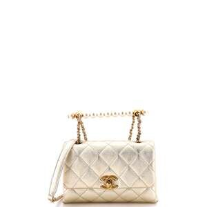 Chanel Chic Pearls Handle Flap Bag #237969C36B